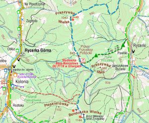 Mapa okolic bazy